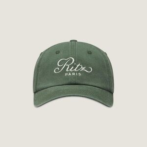 Frame x Ritz Paris Green Hunter Green Cap